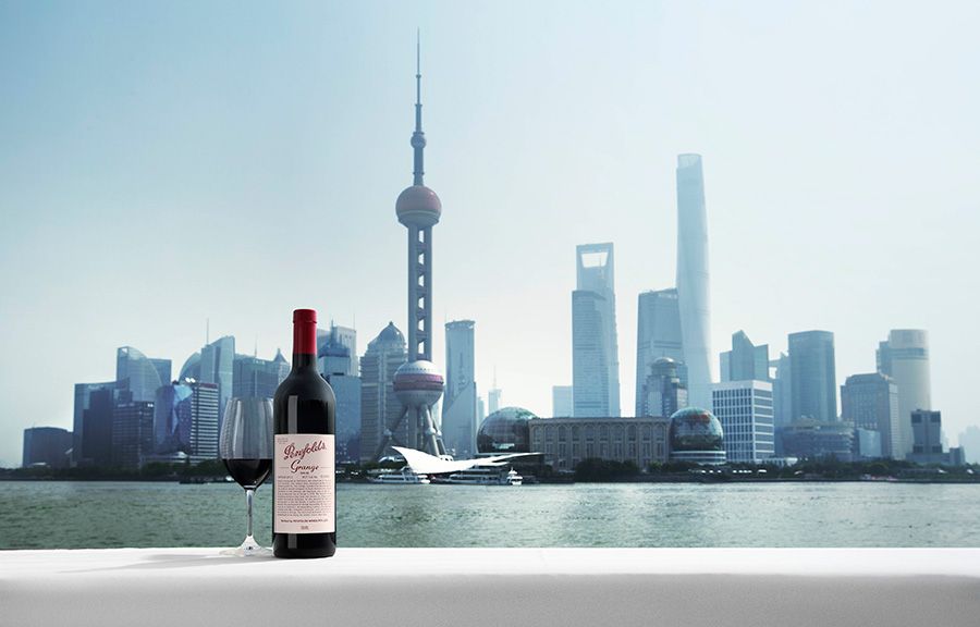 The launch of the 2011 Grange in Shanghai. Photo supplied by Penfolds.