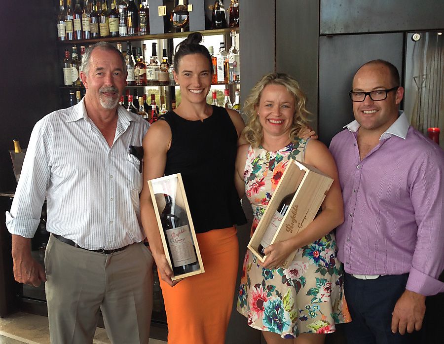 Don,  Brioni, Corrina and Dan at the Grange Growers Lunch 2014. Photo supplied.