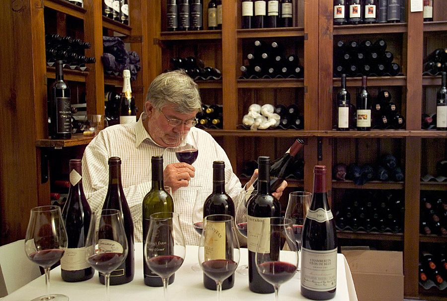Bob had a great palate and took his wine very seriously.