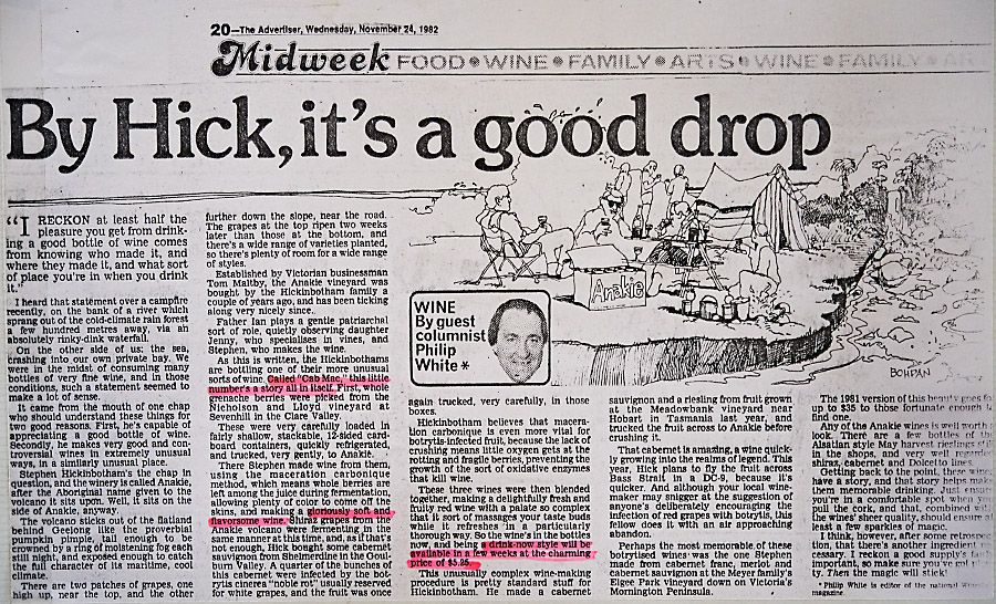 A piece on Hickinbotham by Philip White in 1982.