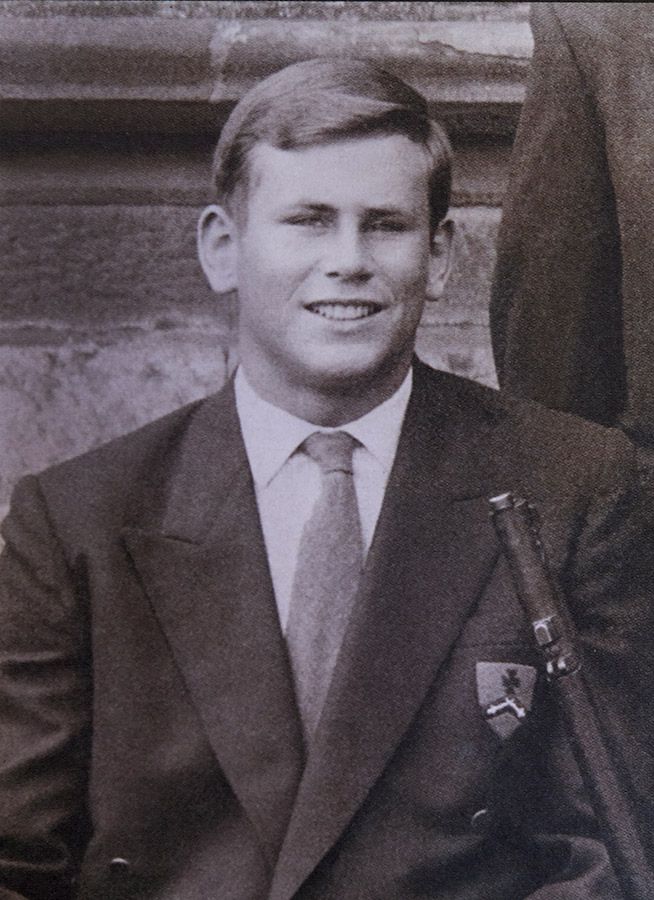 James as a student. Photo : supplied