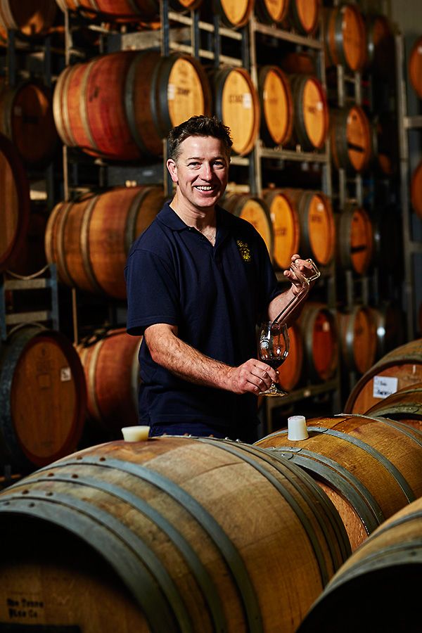 Best's winemaker Justin Purser. Photo : Marcus © Thomson