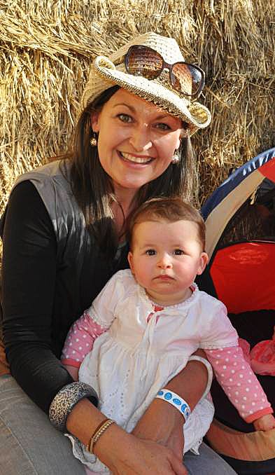 Kerri and Willa  at the Clare Blenheimfest, Good Friday 2015.