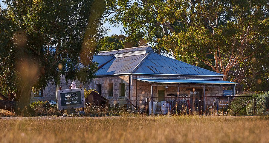 Glen Roy shearing shed home of  Bellwether Wines : Photo © Milton Wordley.