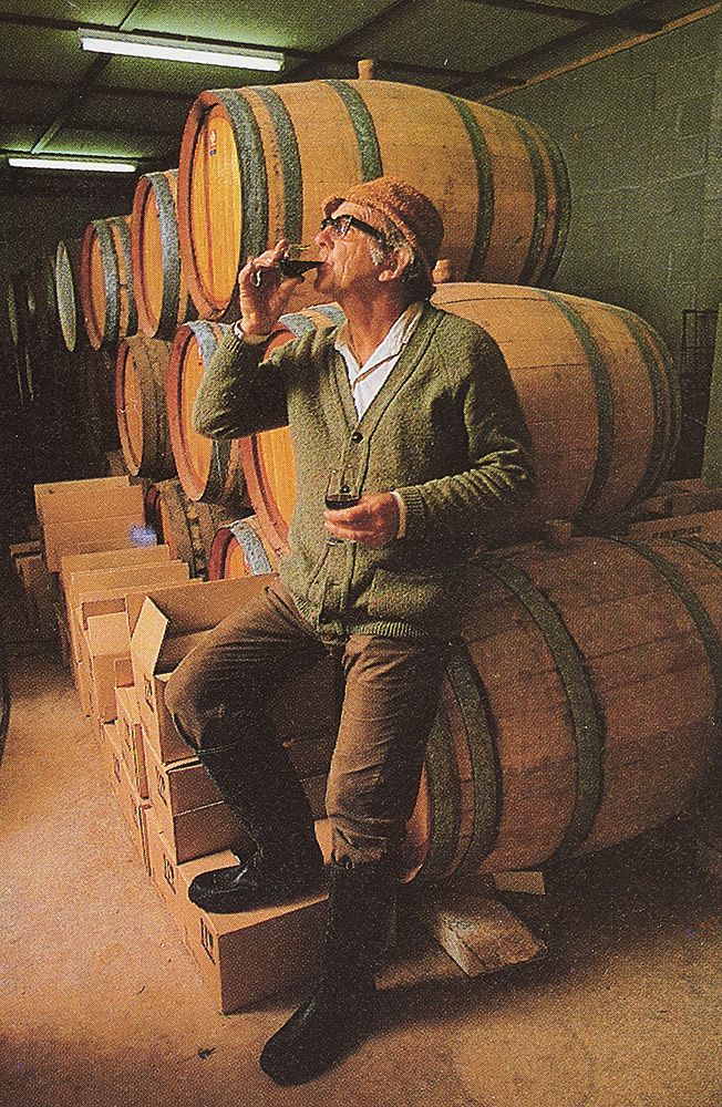 A shot of David Noon from 'The Great Australian Wine Book' I did with Robert Mayne in 1982 : Photo © Milton Wordley. 