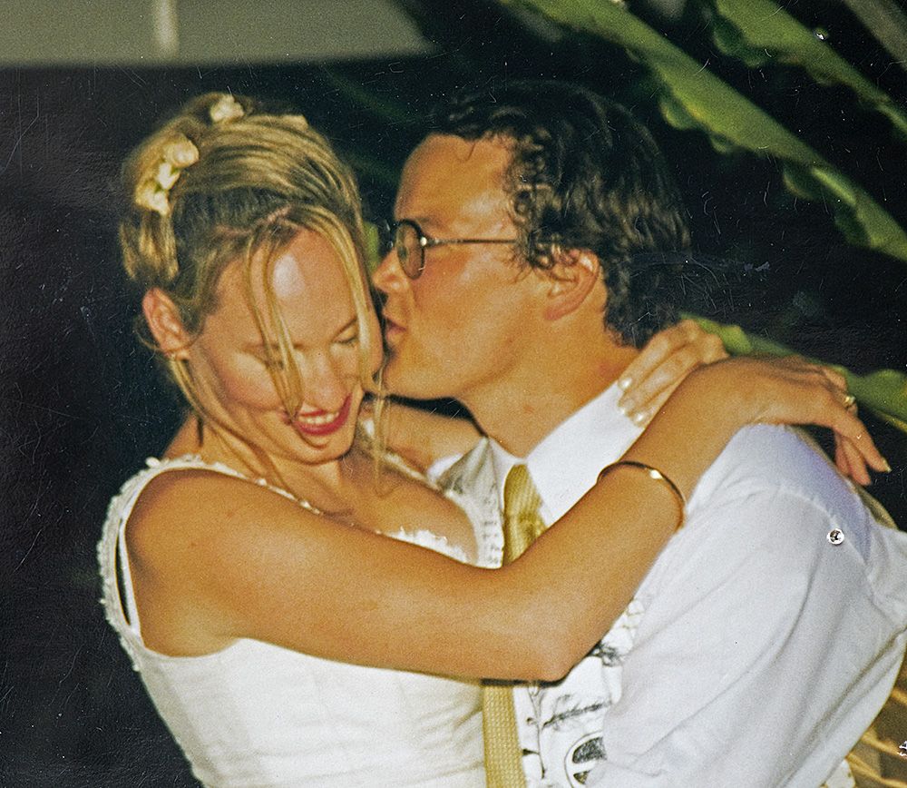 Tamara and Matt's wedding  in 1997.