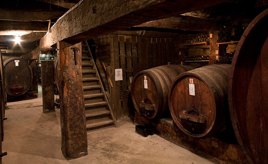 The old cellars at Best's wines in Great Western Victoria : Photo © Milton Wordley