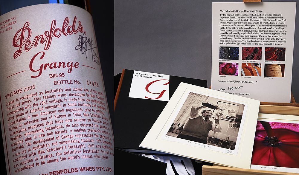 Number Eight of The Collectors Edition #8 and the 2008 Penfolds Grange : Lot 448.