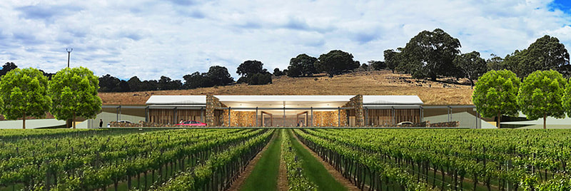 Artist impression of the finished Barossa Cellar Stockwell Rd.
